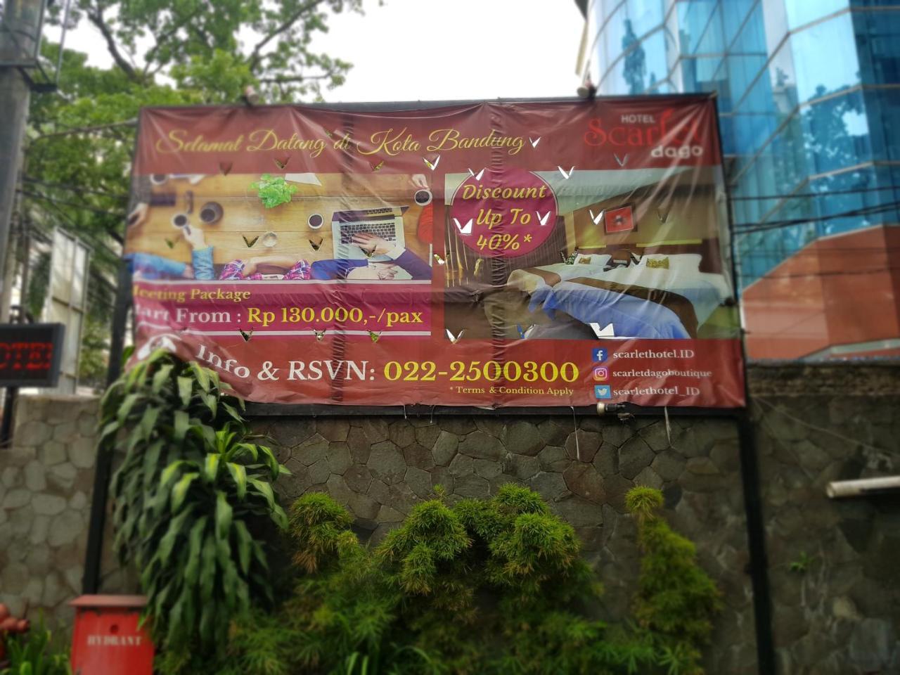Scarlet Dago Hotel Bandung Exterior photo